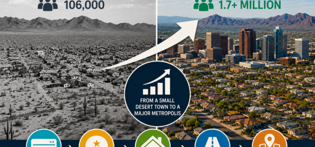 When Did the Greatest Amount of Growth Happen for Phoenix? Phoenix - From Desert Town to Metropolis